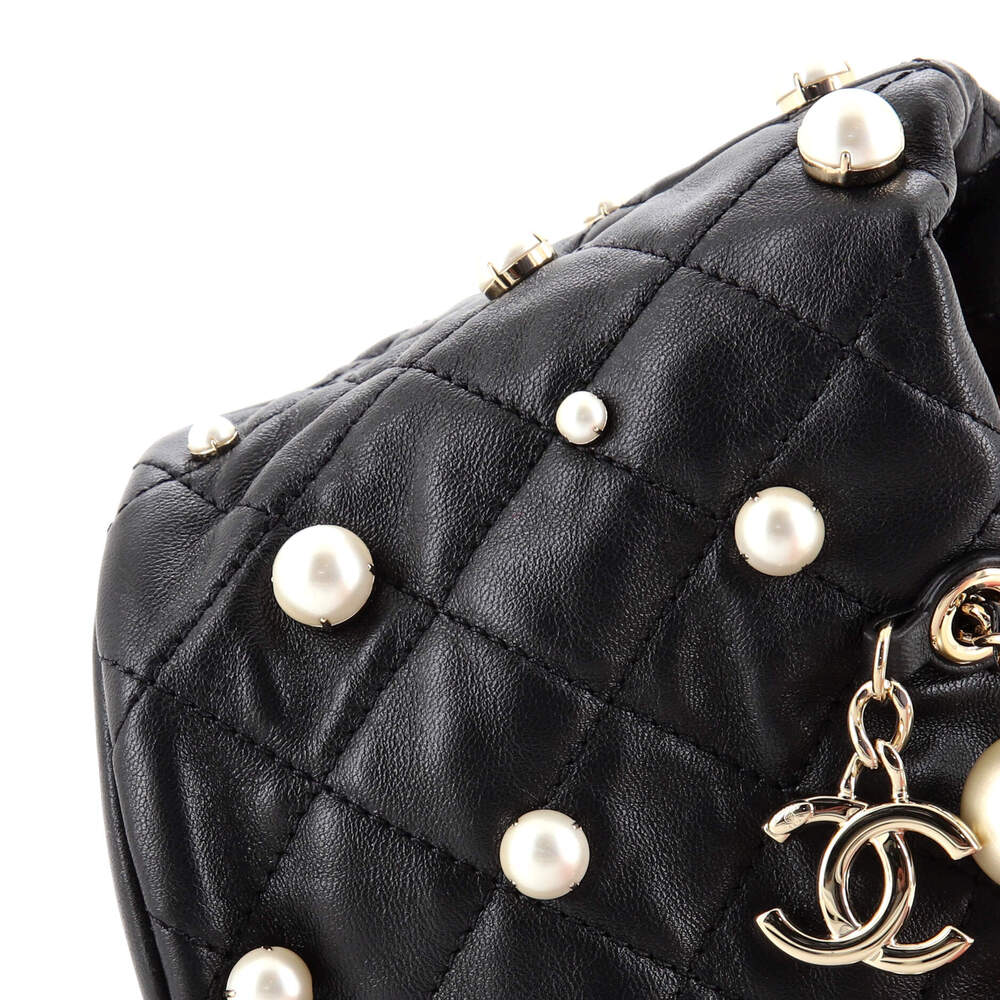 Chanel Drawstring Round Bucket Bag #149744C23B - Picture 8 of 9